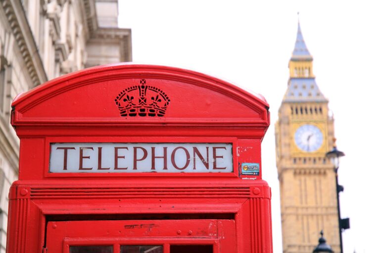 London BigBen Telephone Boot IELTS